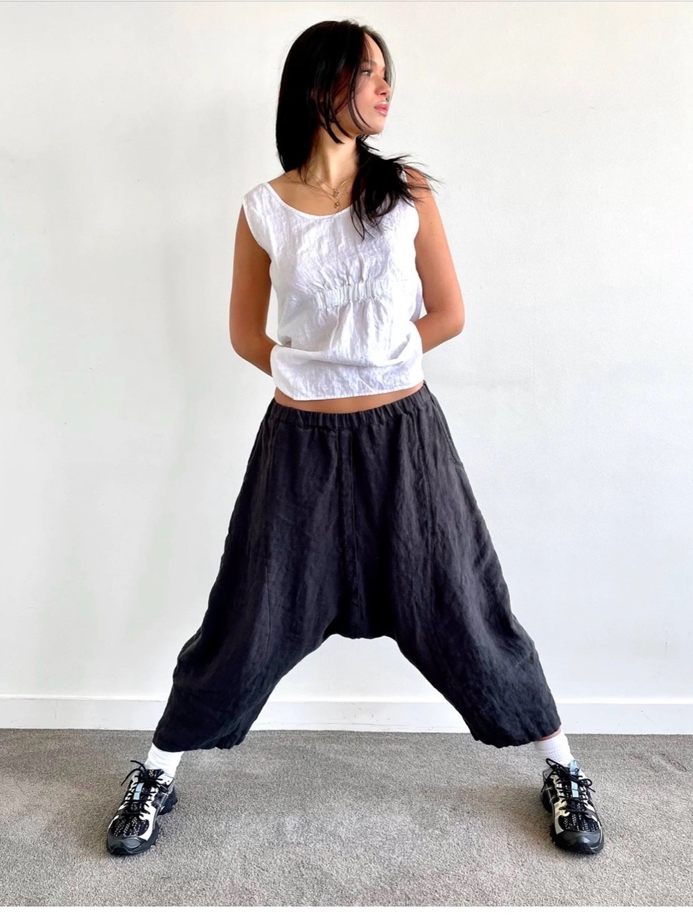 Drop Crotch Ebra Ziron pant